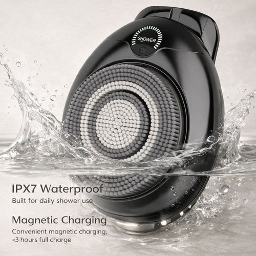 Hands-Free Wall-Mounted Back Scrubber for Shower